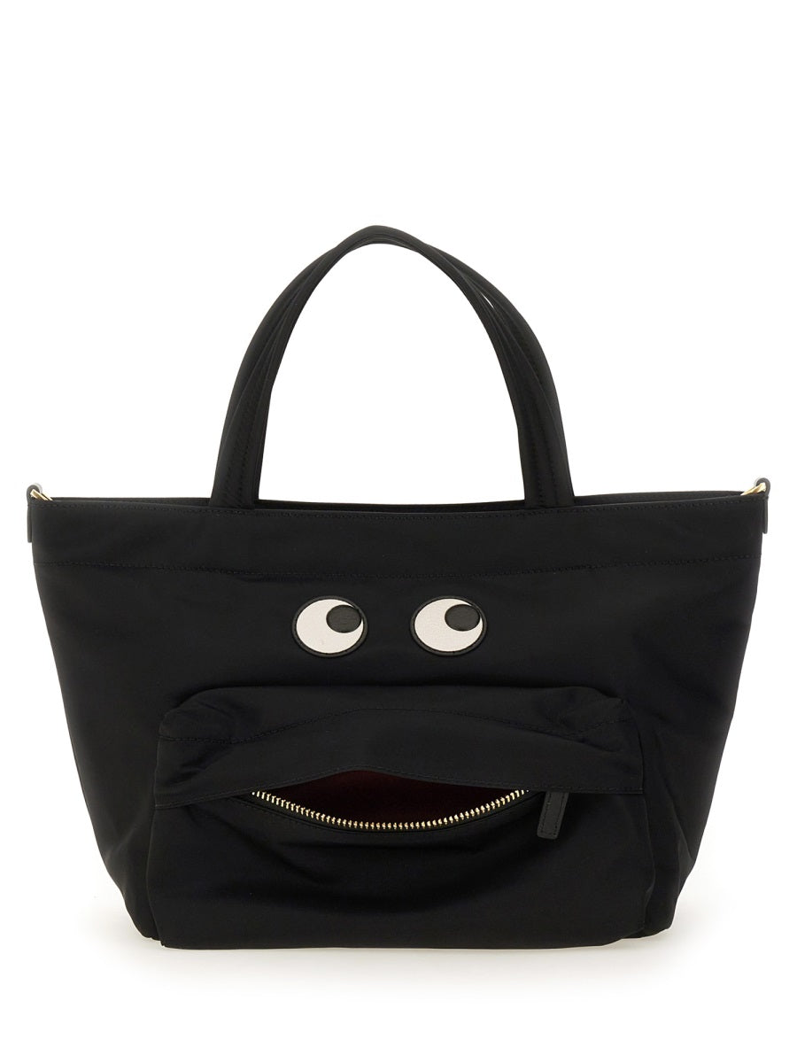Tote Bag Eyes Mini Black Handbags