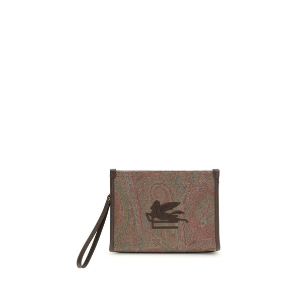 Etro 76% Cotton clutch in multicolor