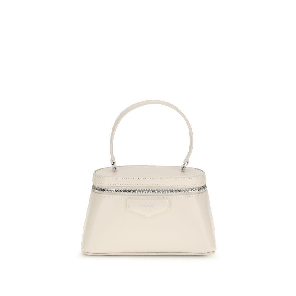 Beige Calf Leather Bos Taurus Handbag Bag
