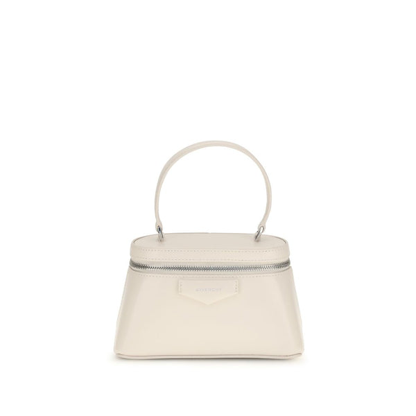 Givenchy 100% Calf Leather Bos Taurus top handle bag in beige