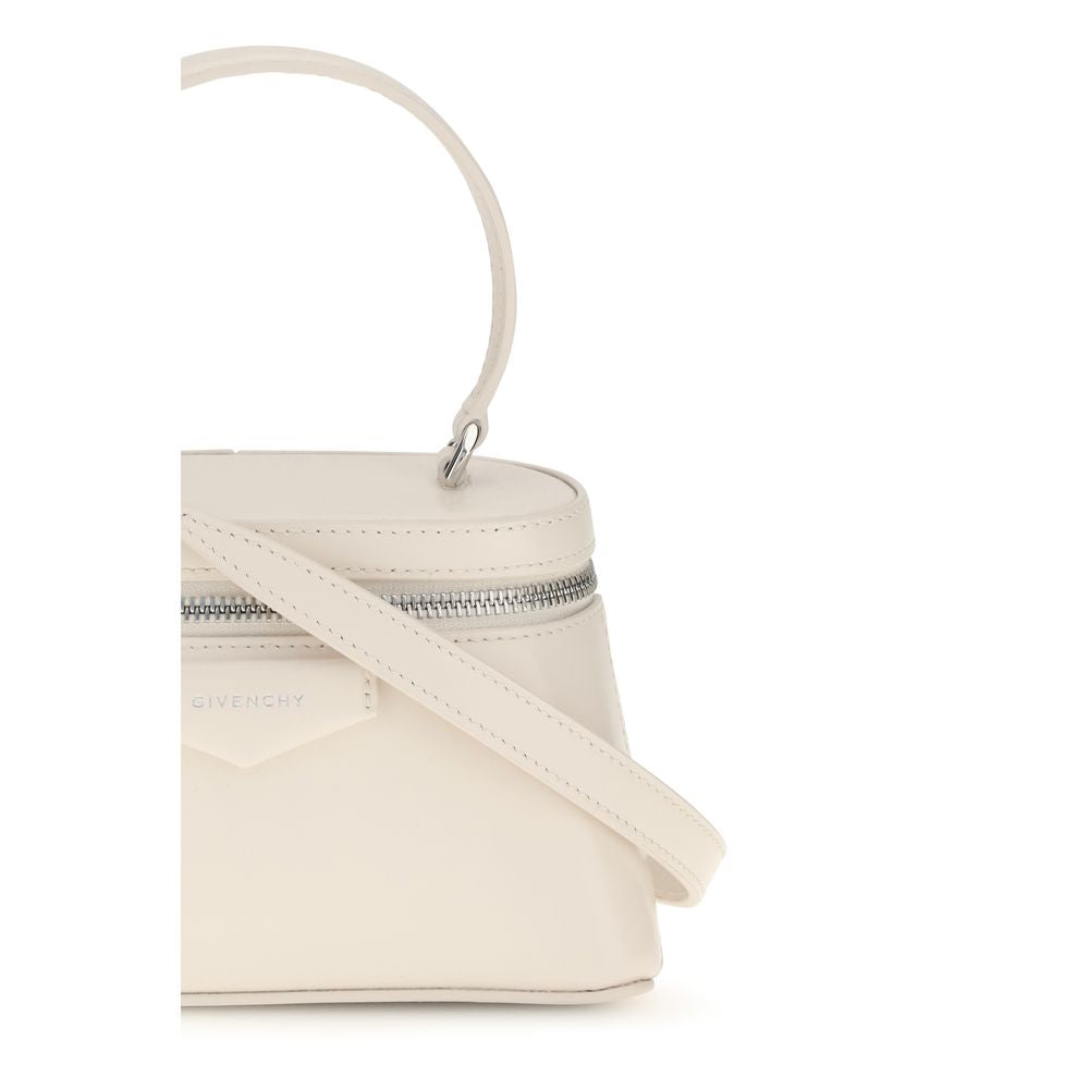 Beige Calf Leather Bos Taurus Handbag Bag
