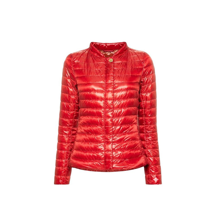 Herno 100% Polyamide down jacket in red