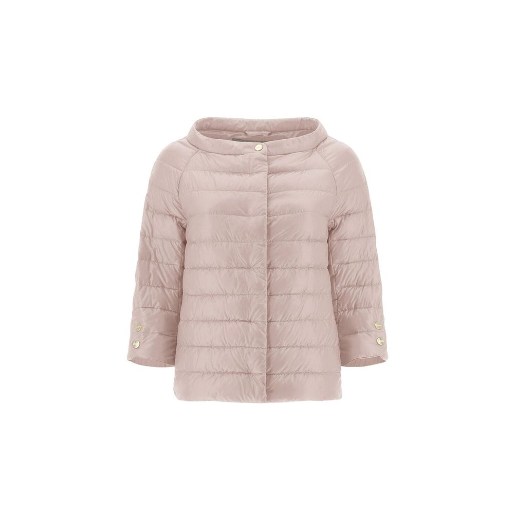 Herno 100% Polyamide shell; 90/10 goose down and feathers padding down jacket in beige