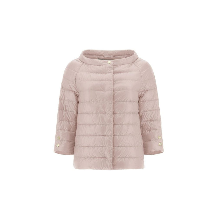 Herno 100% Polyamide shell; 90/10 goose down and feathers padding down jacket in beige