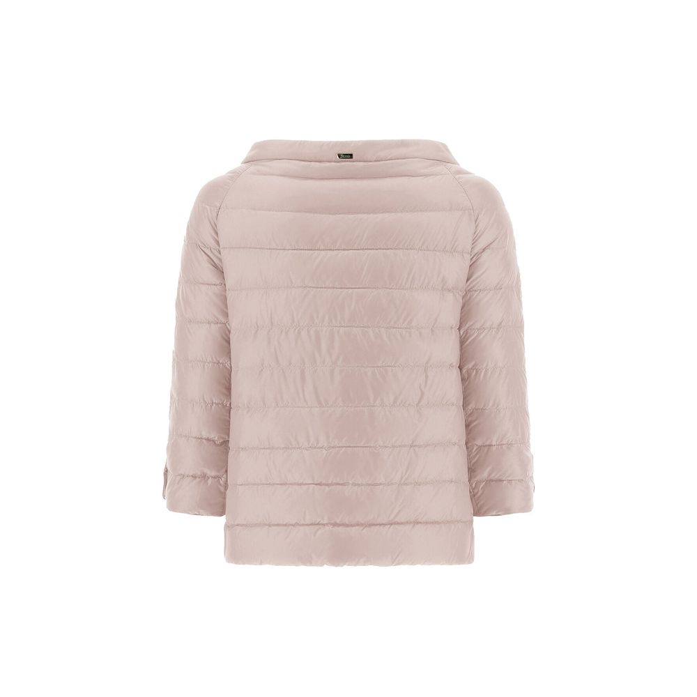 Herno 100% Polyamide shell; 90/10 goose down and feathers padding down jacket in beige — view 2