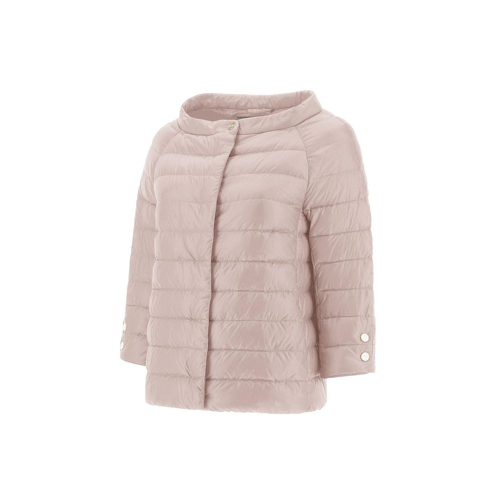 Herno 100% Polyamide shell; 90/10 goose down and feathers padding down jacket in beige — view 3