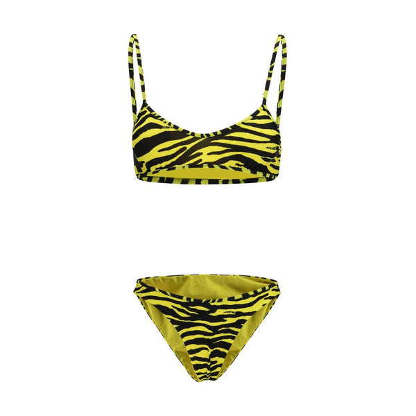 The Attico 80% Polyamide bikini in yellow