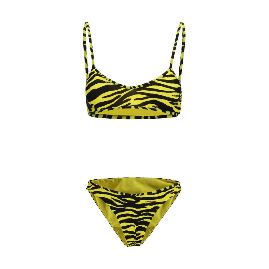 The Attico 80% Polyamide bikini in yellow