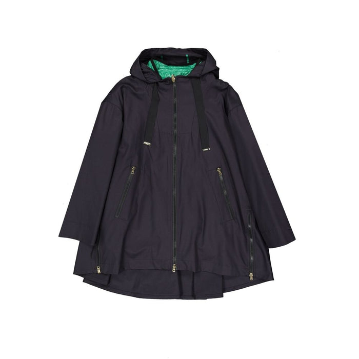 Herno 100% Cotton coat in navy