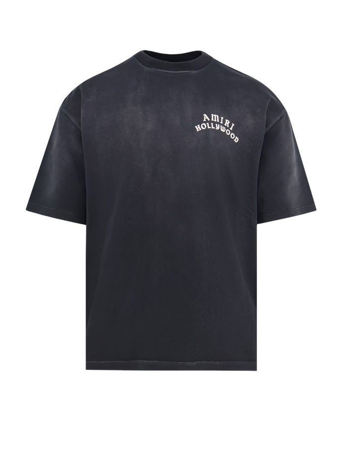 Amiri T-Shirts And Polos Black Cotone