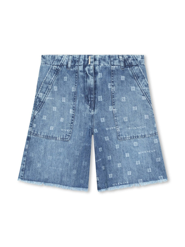 Bermuda Shorts Denim Cotton