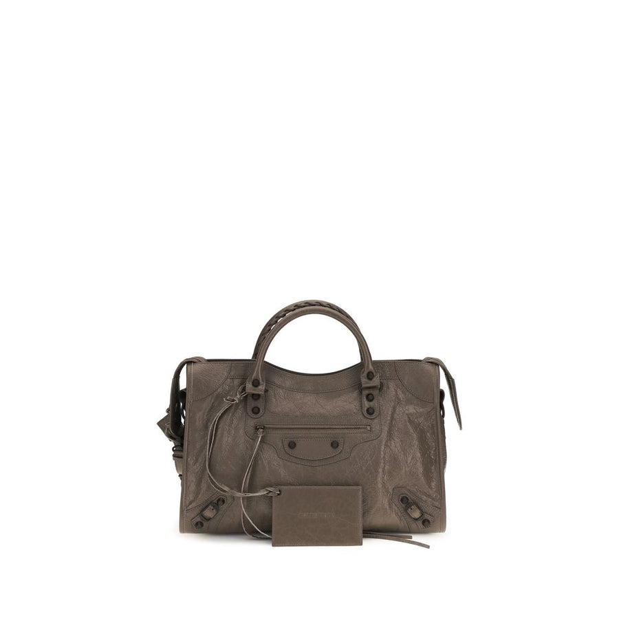 Balenciaga 100% Lamb Ovis Aries shoulder bag in brown