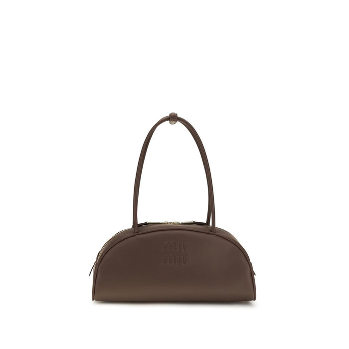 Miu Miu 100% Calf Leather Bos Taurus shoulder bag in brown