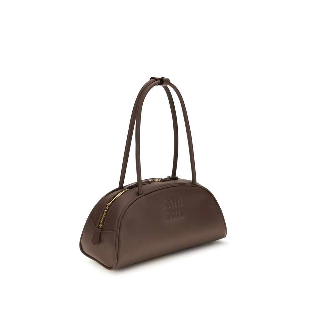 Miu Miu 100% Calf Leather Bos Taurus shoulder bag in brown — view 2