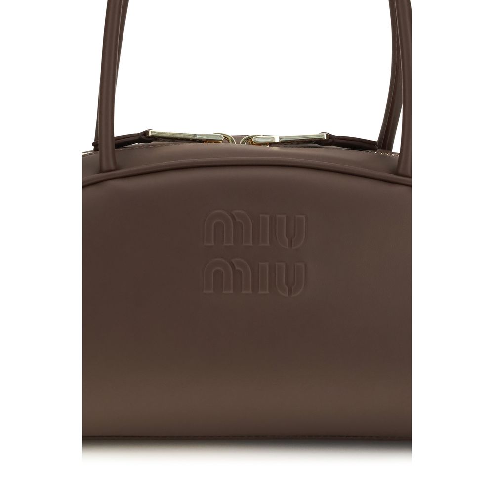 Miu Miu 100% Calf Leather Bos Taurus shoulder bag in brown — view 4