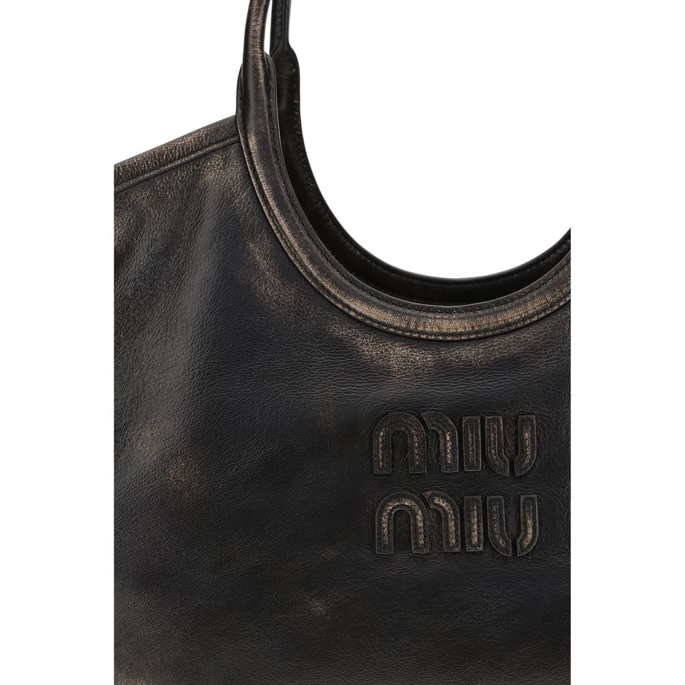 Miu Miu 100% Calf Leather Bos Taurus shoulder bag in brown — view 4