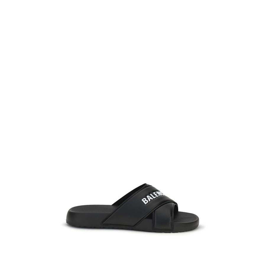 Balenciaga 100% Rubber sandals in black