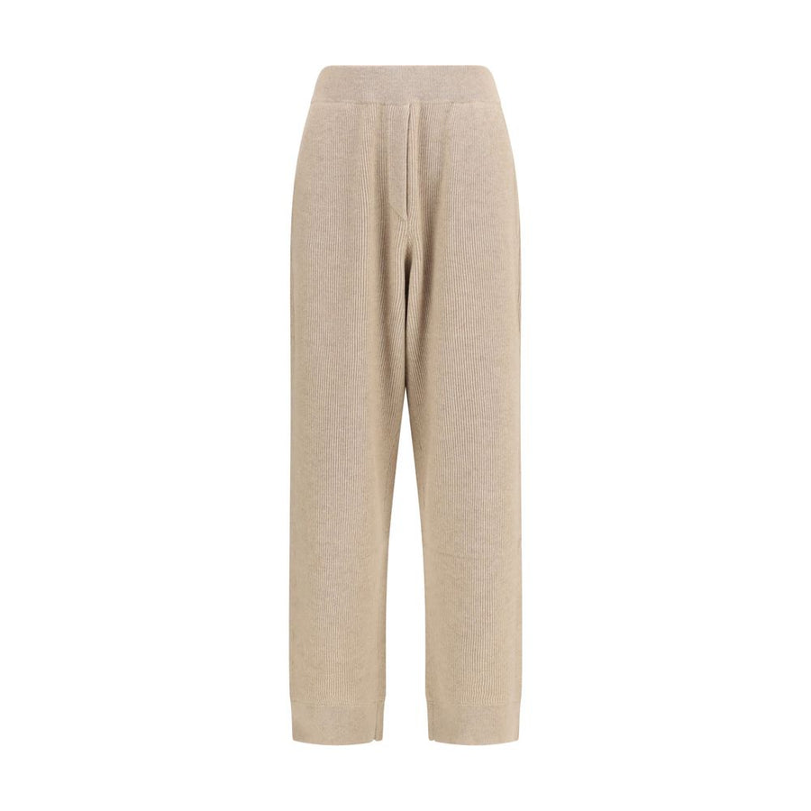 Brunello Cucinelli 100% cashmere trousers in beige