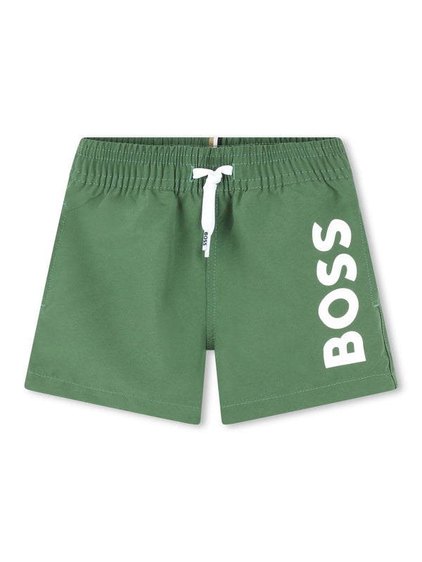 Swim Shorts Surfer Brown Polyester