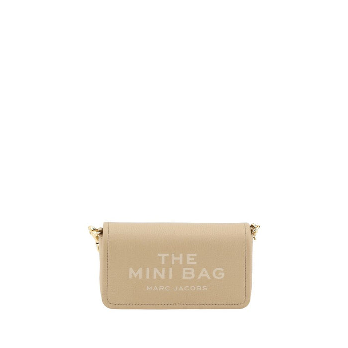 Beige Calf Leather Bos Taurus Shoulder Bag