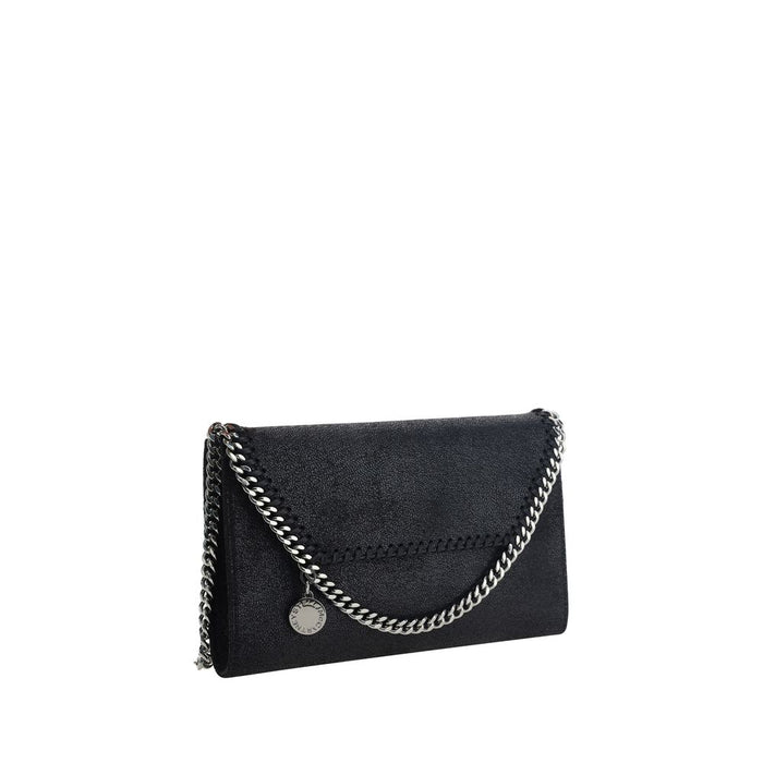 Stella McCartney 100% Polyester shoulder bag in black — view 2