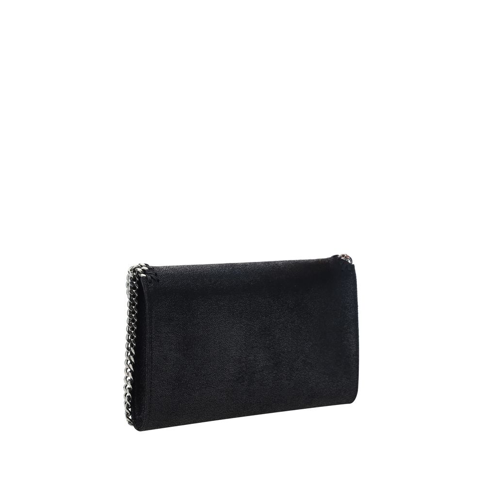 Stella McCartney 100% Polyester shoulder bag in black — view 3