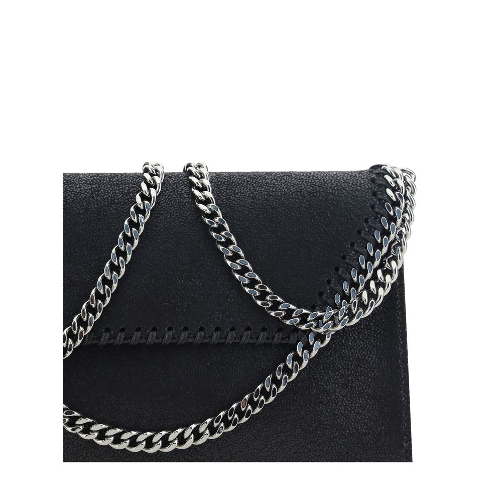 Stella McCartney 100% Polyester shoulder bag in black — view 4