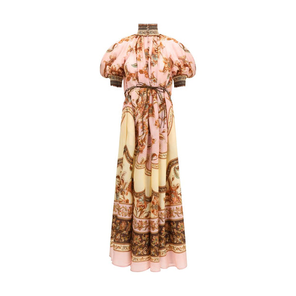 Zimmermann 100% Silk dress in pink