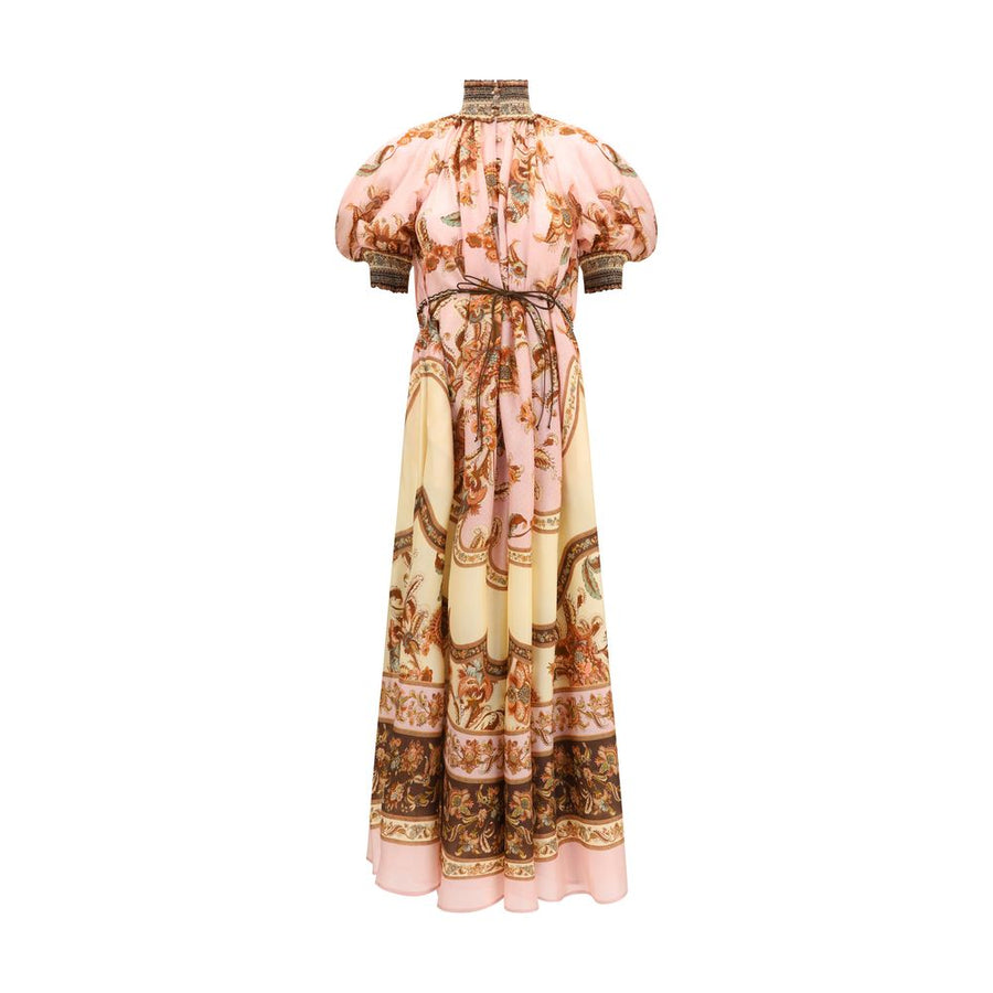 Zimmermann 100% Silk dress in pink