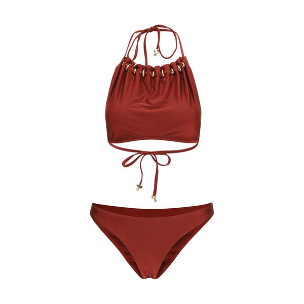 Zimmermann 80% Polyamide bikini in red