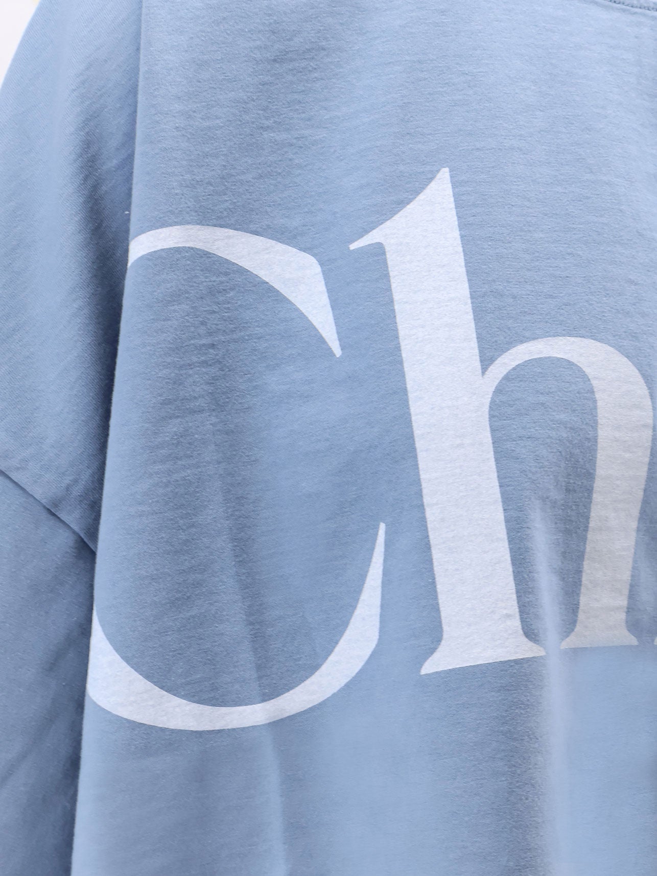 Chloè T-Shirts And Polos Airy Blue Cotone