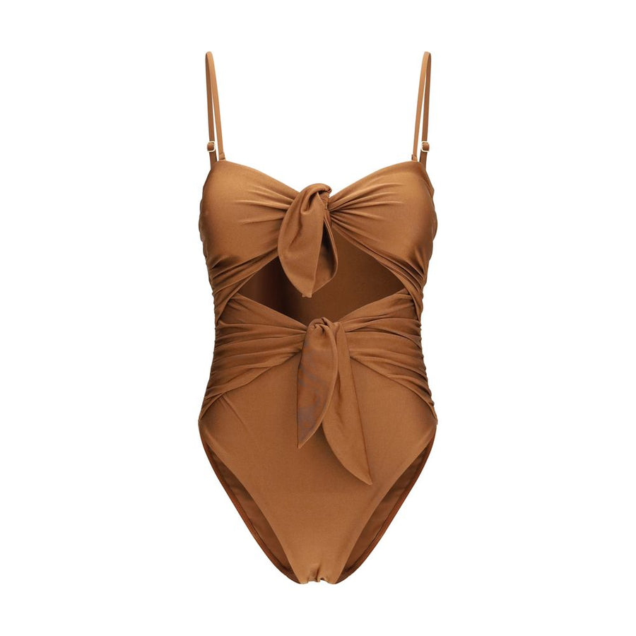 Zimmermann 80% Polyamide swimsuit in beige