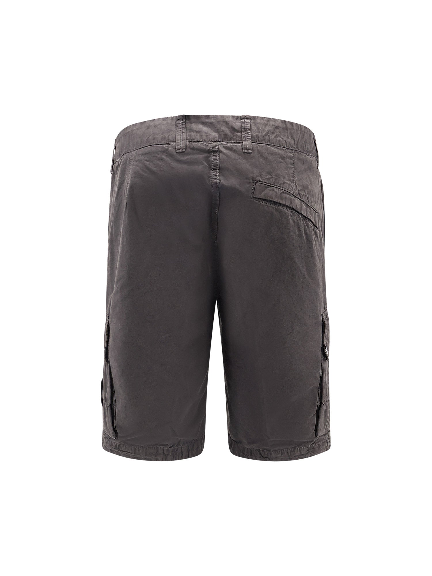 Stone Island Shorts Charcoal Cotone