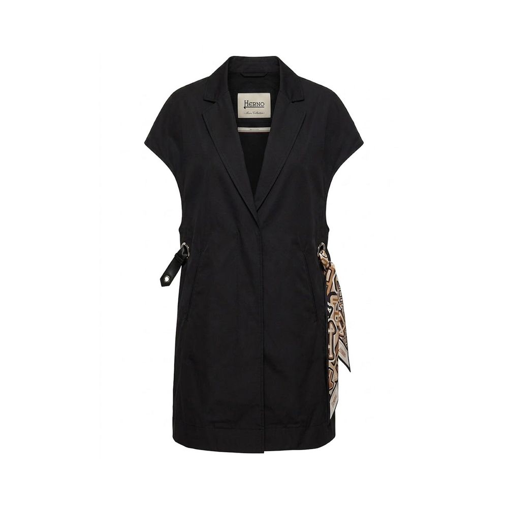 Herno overshirt in black