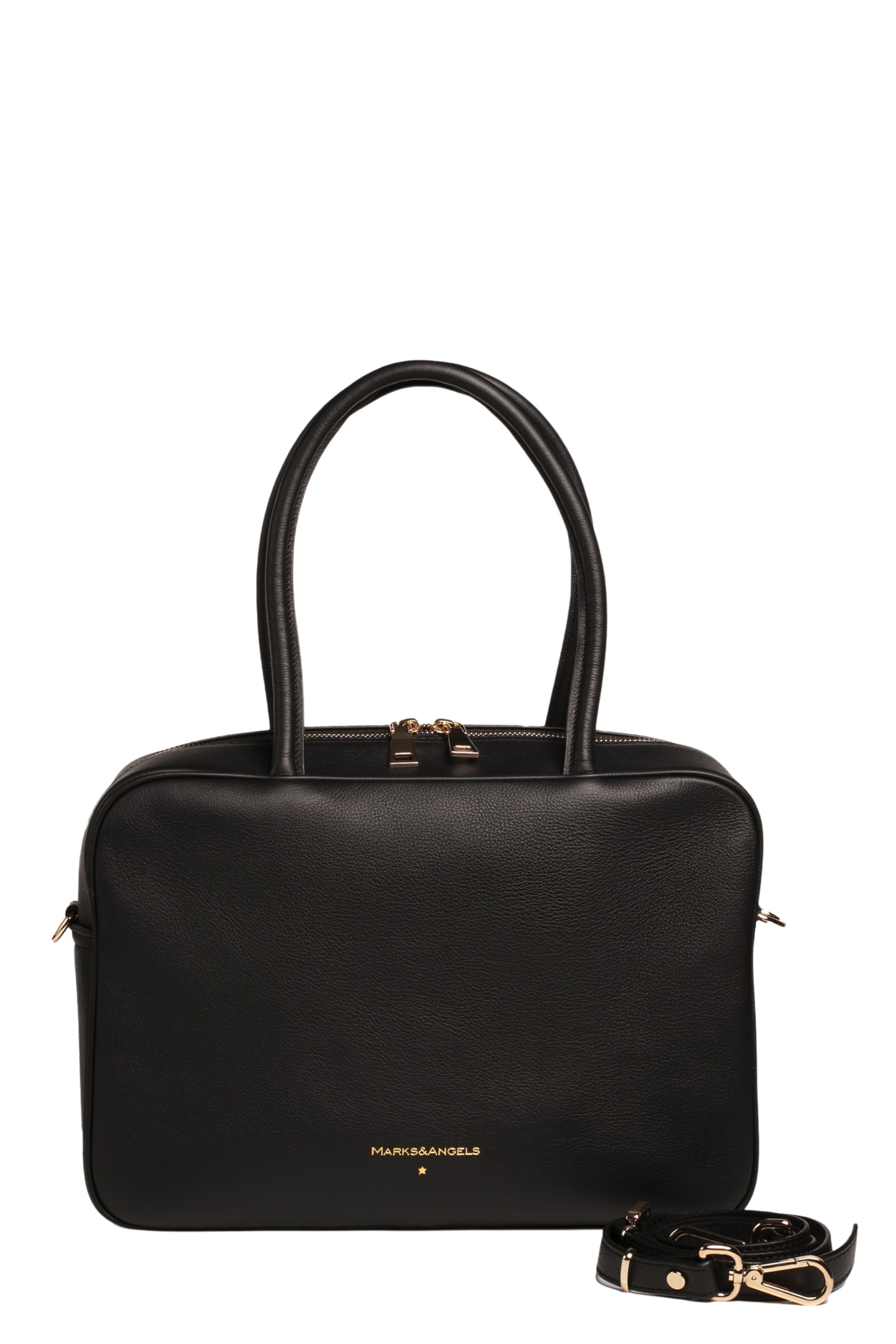 Borsa Bauletto Black Pelle