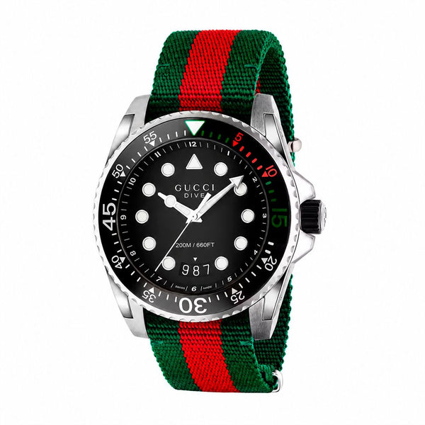 Gucci Stainless steel case watch in multicolor