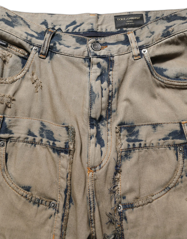 Dolce & Gabbana 100% Cotton jeans in beige