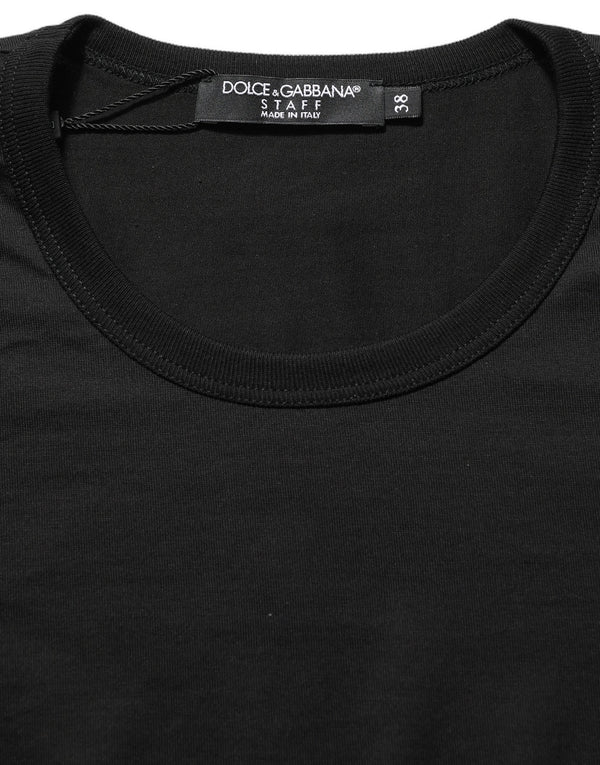 Dolce & Gabbana 100% Cotton t-shirt in black