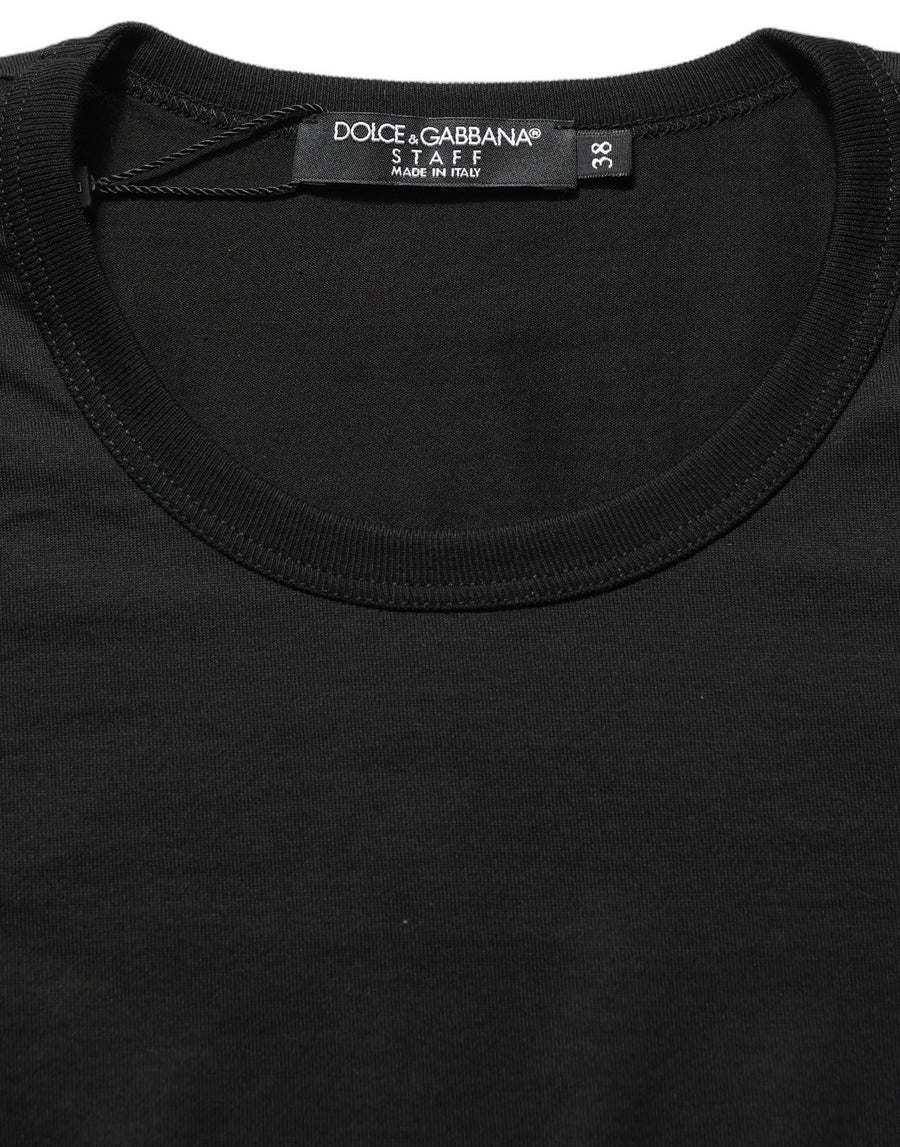 Dolce & Gabbana 100% Cotton t-shirt in black