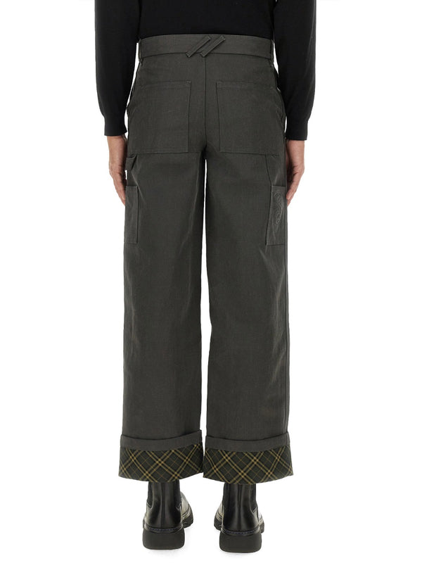 Carpenter Pants Charcoal Cotton Trousers