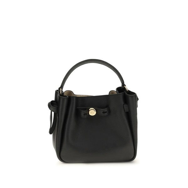 Tory Burch 100% Calf Leather Bos Taurus bucket bag in black