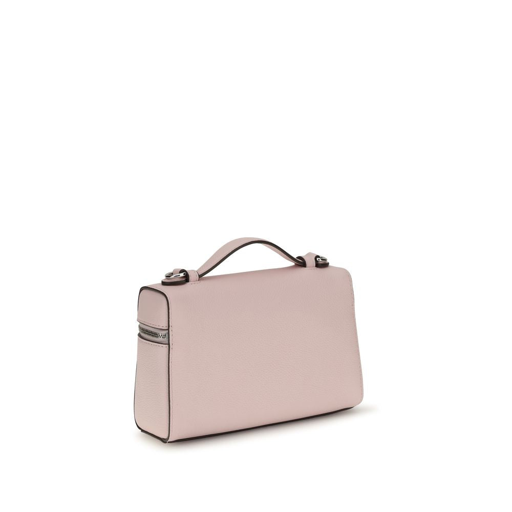 Tory Burch 100% Calf Leather Bos Taurus top handle bag in pink — view 3