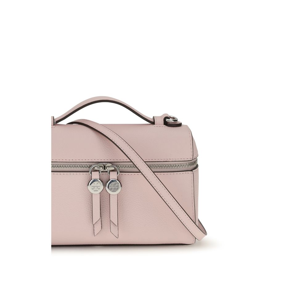 Tory Burch 100% Calf Leather Bos Taurus top handle bag in pink — view 4