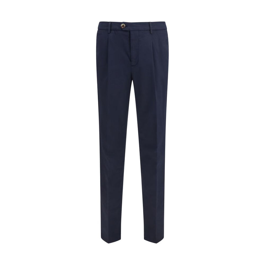 Brunello Cucinelli 97% Cotton chinos in black