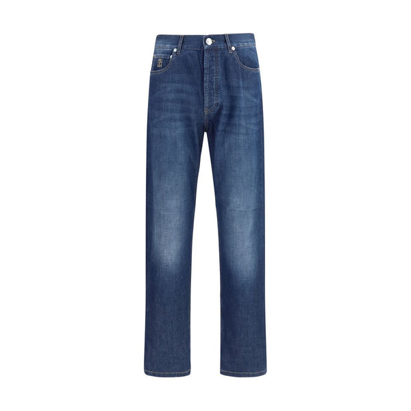 Brunello Cucinelli 100% Cotton jeans in blue
