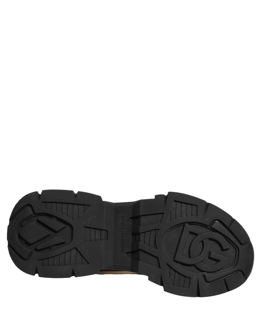 Dolce & Gabbana Suede and Leather sneaker in multicolor