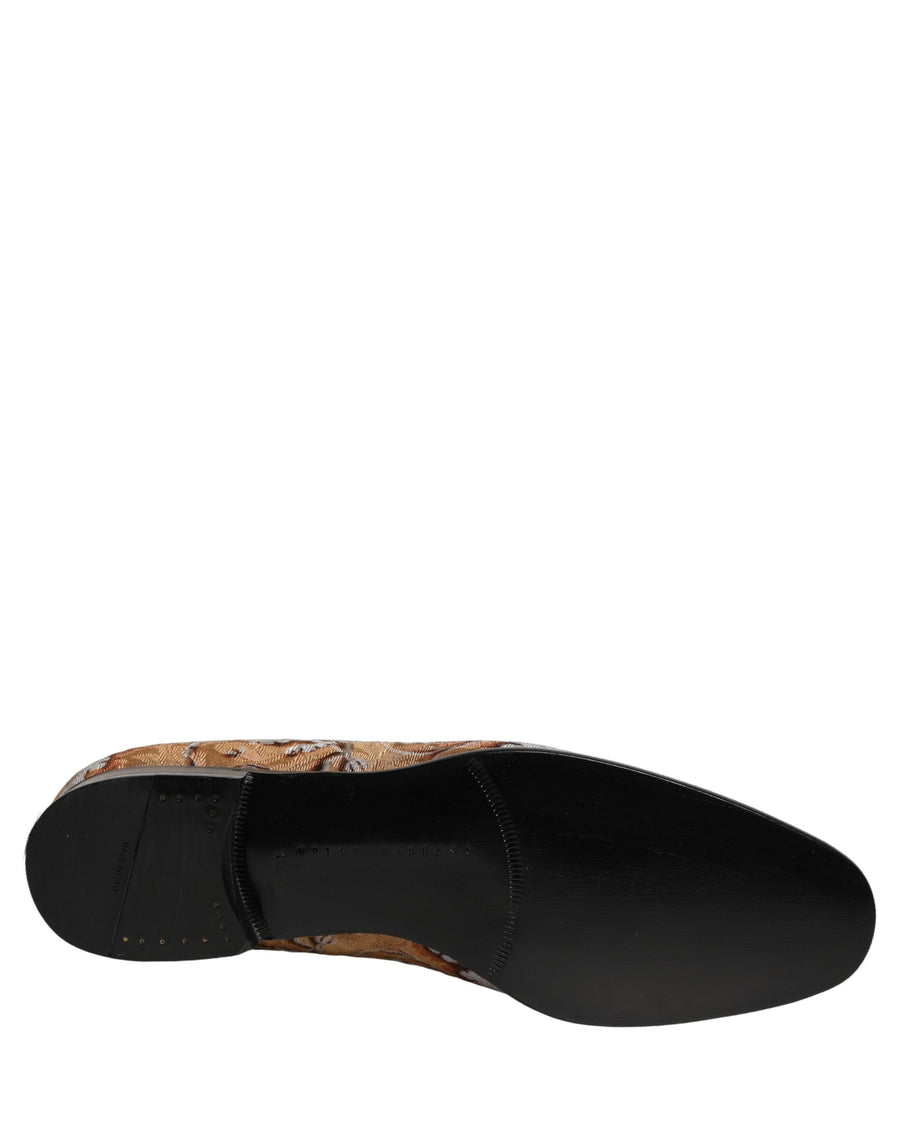 Dolce & Gabbana Leather loafer in gold