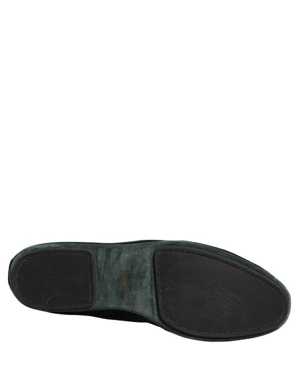Dolce & Gabbana Velvet loafer in green