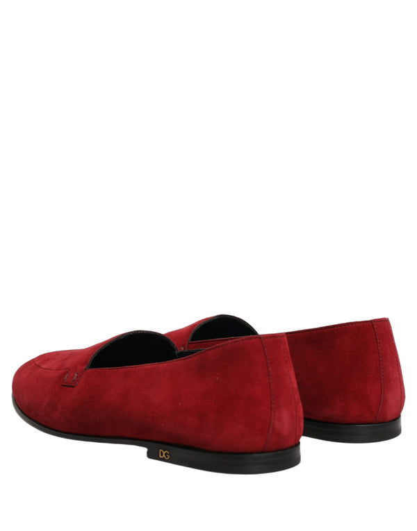 Dolce & Gabbana Suede loafer in red