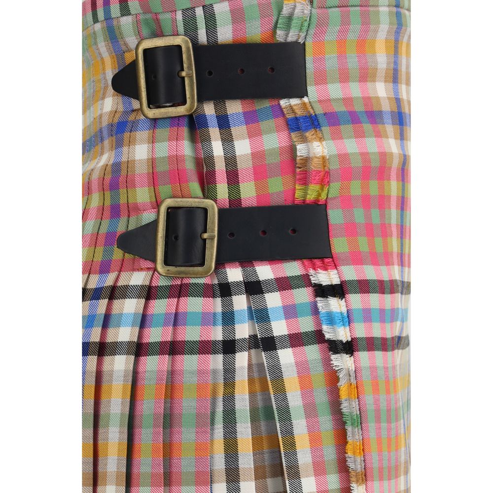 Vivienne Westwood 100% Wool Ovis Aries skirt in multicolor — view 3